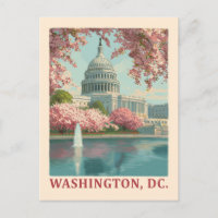 Washington DC – Cherry Blossoms & Capitol Building