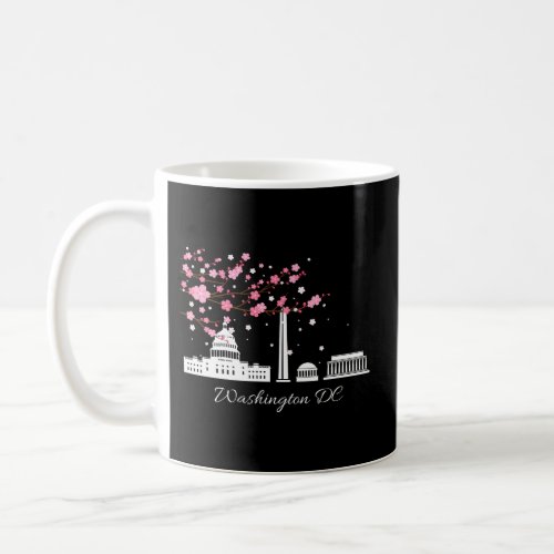 Washington Dc Cherry Blossoms City Monuments Coffee Mug