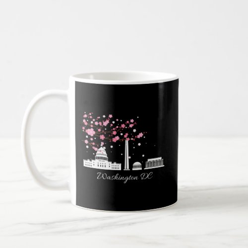 Washington Dc Cherry Blossoms City Monuts Coffee Mug