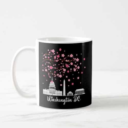 Washington Dc Cherry Blossoms Monuments Coffee Mug