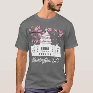 Washington DC Cherry Blossoms Monuments Memorials T-Shirt