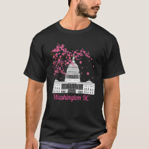 Washington Dc Cherry Blossoms Monuments Men Women T-Shirt
