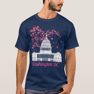 Washington DC Cherry Blossoms Monuments Men Women  T-Shirt