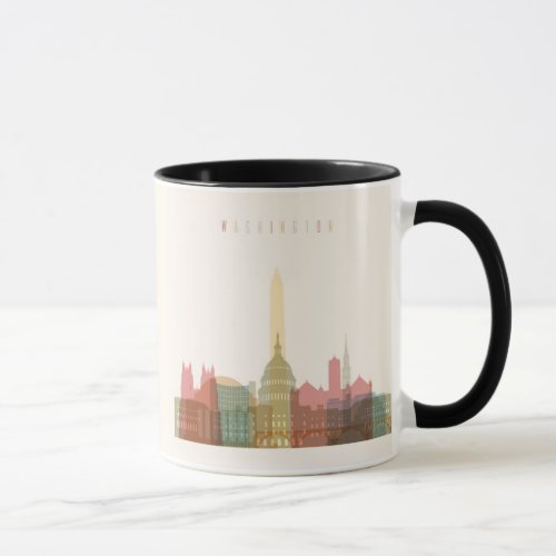 Washington DC  City Skyline Mug