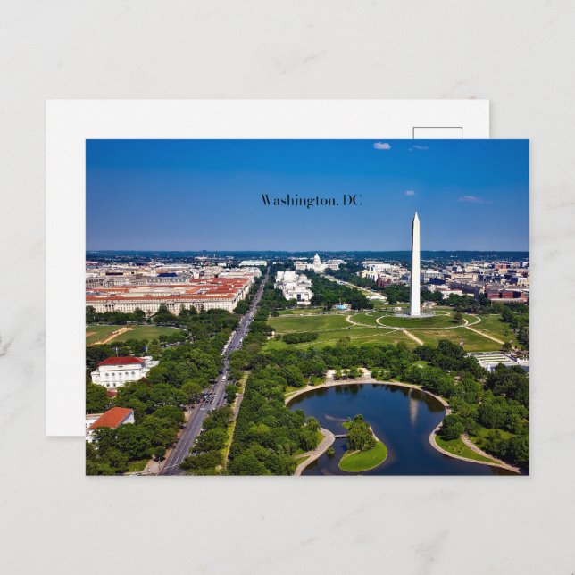 Washington DC cityscape Postcard (Front/Back)