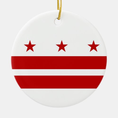 Washington DC Custom  Ceramic Ornament