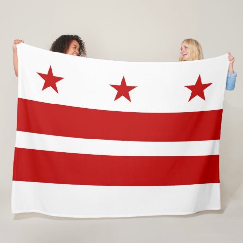 Washington DC Custom Fleece Blanket