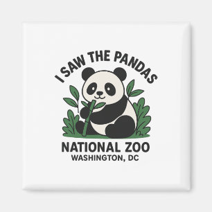 Washington Dc Family Trip Funny Panda Zoo Dc Magnet