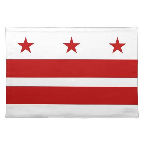 Washington DC Flag American MoJo Placemat