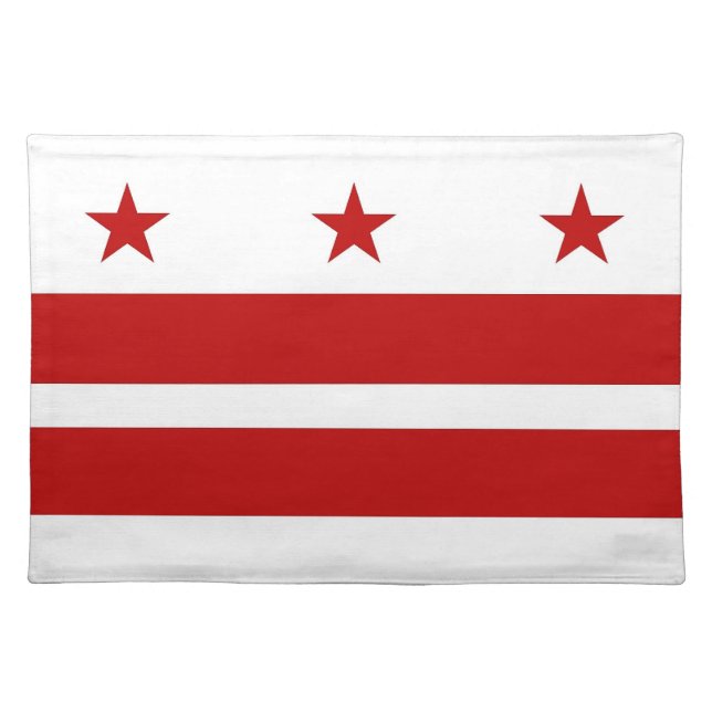 Washington DC Flag American MoJo Placemat (Front)