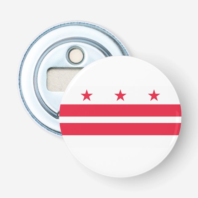 Washington DC flag Bottle Opener (Front)