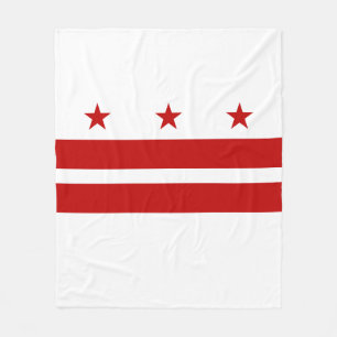 Washington DC flag Fleece Blanket