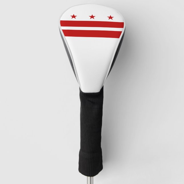 Washington DC flag Golf Head Cover (Front)