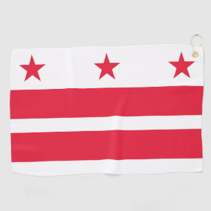 Washington DC Flag Golf Towel