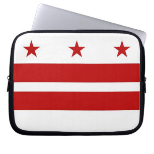 Washington DC Flag Laptop Sleeve