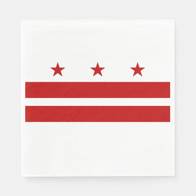 Washington DC flag Napkins (Front)