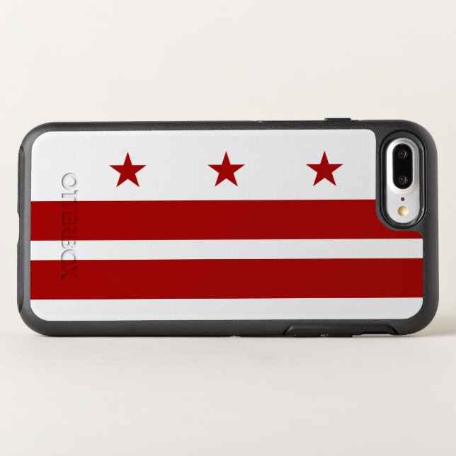 Washington DC Flag Otterbox iPhone Case (Back Horizontal)
