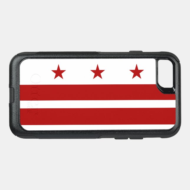 Washington DC Flag Otterbox iPhone Case (Back Horizontal)