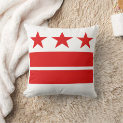 Washington DC Flag Pillow | Zazzle