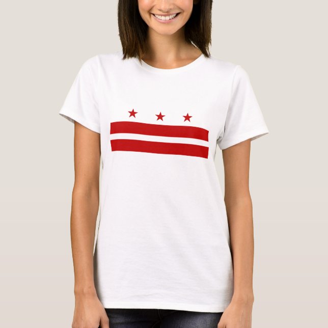Washington DC Flag T-Shirt (Front)