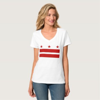 Washington Dc Flag T-shirt by FlagGallery at Zazzle