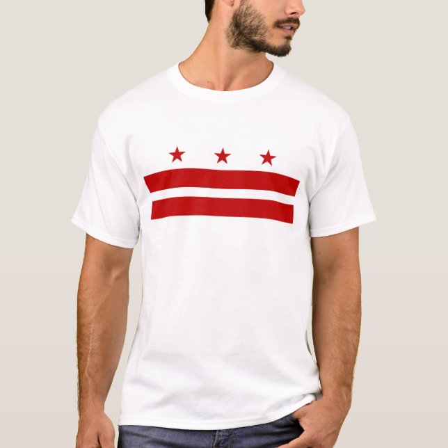 Washington DC Flag T-Shirt (Front)