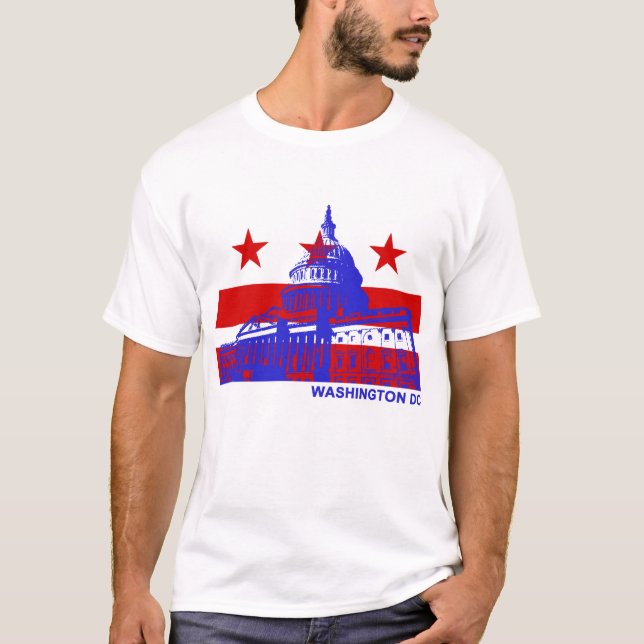 Washington DC Flag T-Shirt (Front)