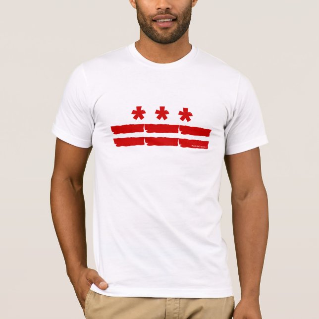 Washington DC Flag T-Shirt (Front)