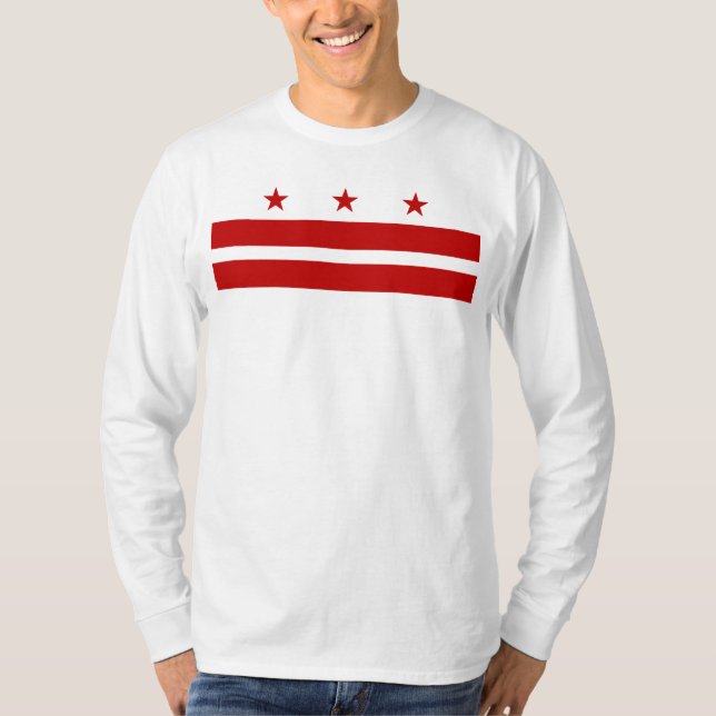 Washington DC Flag T-Shirt (Front)