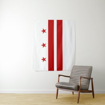 Washington Dc Flag Tapestry by FlagGallery at Zazzle