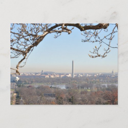 Washington DC from Arlington House Postcard