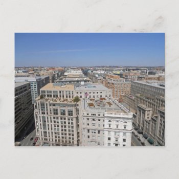Washington Dc From The Old Post Office Tower 001 Postcard by teknogeek at Zazzle
