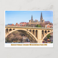Washington DC Georgetown with Bridge