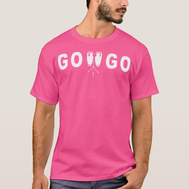 Washington Dc Go Go Conga Drums Gift T-Shirt (Front)