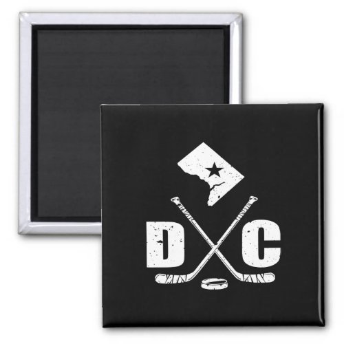 Washington Dc Hockey Tshirt Ice Hockey Capital Ima Magnet