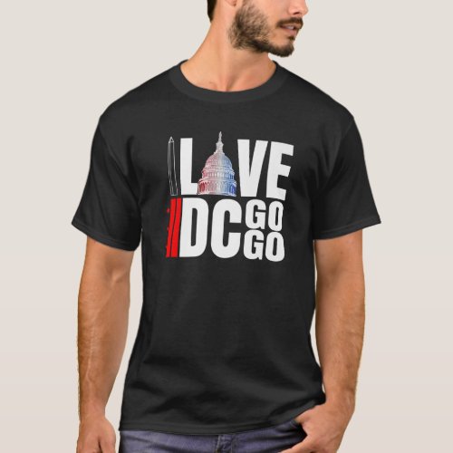 Washington DC I Love Go Go Music  13 T_Shirt