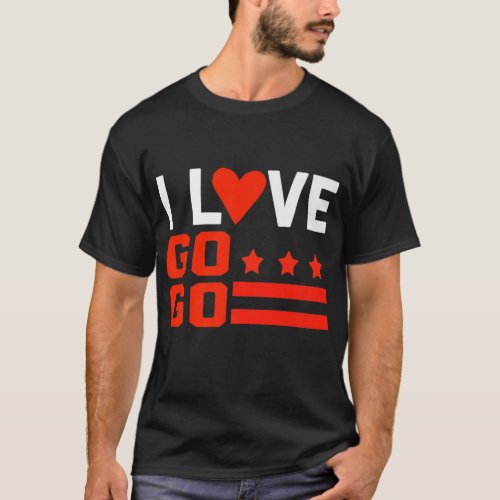 Washington DC I Love GoGo Music gift for kids and  T_Shirt