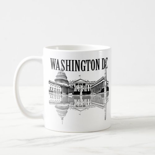 Washington Dc landmarks skyline Coffee Mug