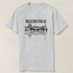 Washington Dc landmarks skyline T-Shirt