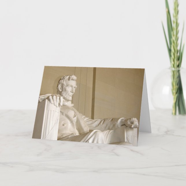 Washington, DC, Lincoln Memorial Card (Front)