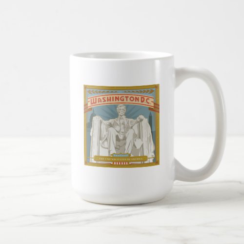 Washington DC  Lincoln Memorial Coffee Mug