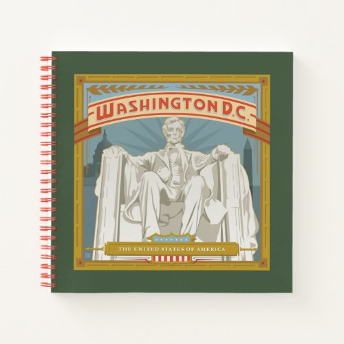 Washington DC  Lincoln Memorial Notebook