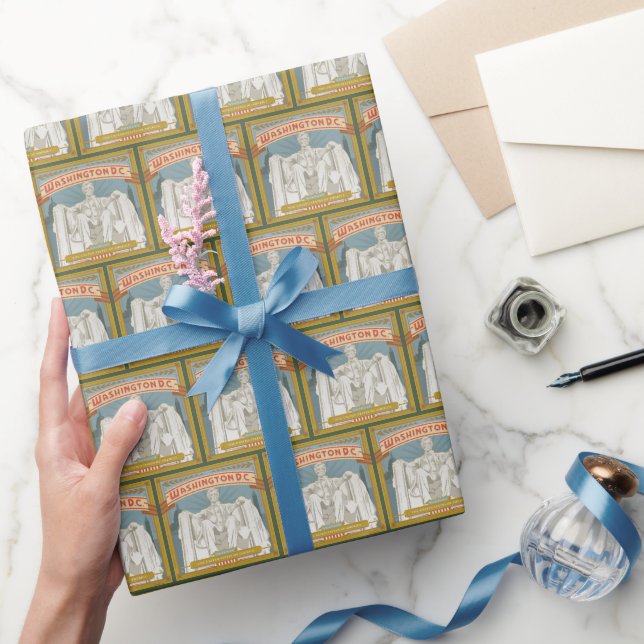 Washington DC | Lincoln Memorial Wrapping Paper (Gifting)