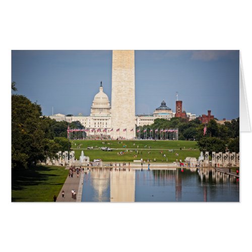 Washington DC Mall Card