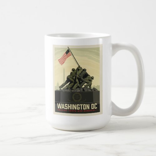 Washington DC  Marine Corps War Memorial Coffee Mug