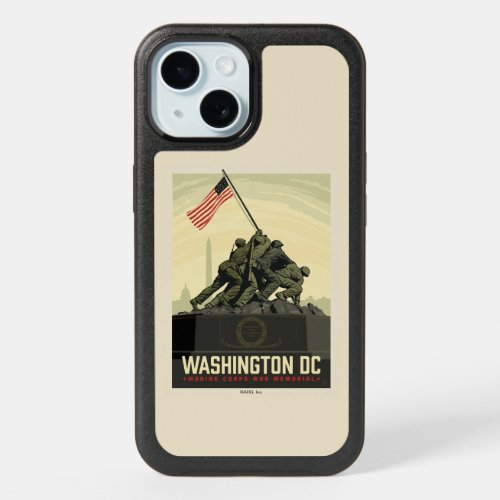 Washington DC  Marine Corps War Memorial iPhone 15 Case