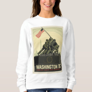 Washington, DC   Marine Corps War Memorial Sweatshirt