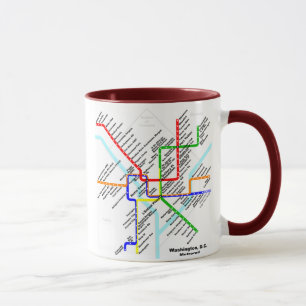 Washington dc metro Mug