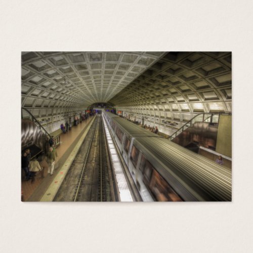 Washington DC Metro Train Station