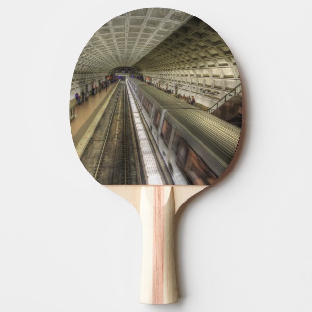 Washington DC Metro Train Station Ping-Pong Paddle (Front)